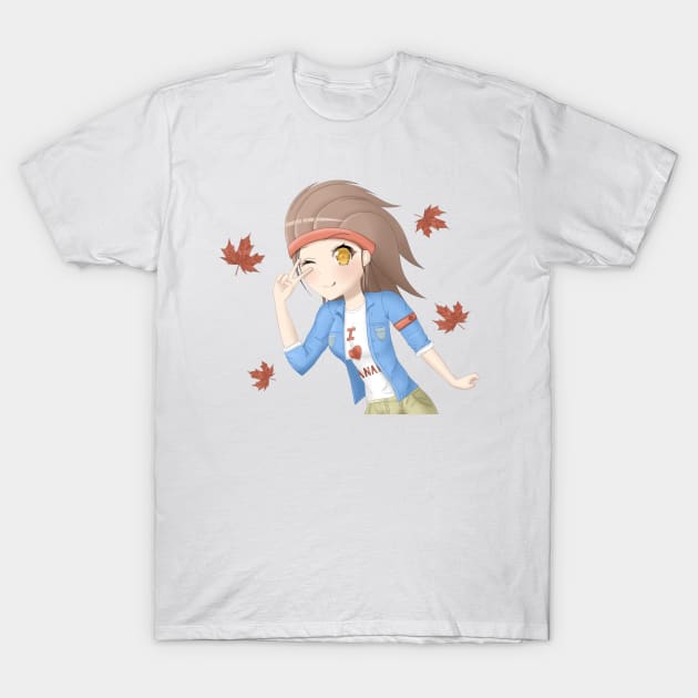 I Heart Canada T-Shirt by Ghosyboid